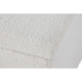 Taboret Home ESPRIT Biały Poliester Drewno MDF 60 x 60 x 36 cm