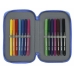 Double Pencil Case Real Zaragoza Blue (28 pcs)