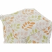 Floor cushion DKD Home Decor Bēšs Augu lapa Shabby Chic 40 x 40 x 40 cm