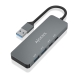 USB Hub Aisens A106-0696 Siva