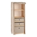 Planken Beige Hout Stof (28 x 113 x 42 cm)