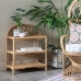 Bokhylla 60 x 41 x 80,5 cm Naturell Rattan