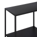 Estantes 65 x 25 x 110 cm Preto Metal