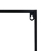 Shelves 70 x 13 x 70 cm Black Metal