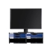 Supporto da Tavolo per Schermo Archivo 2000 polistirene Azzurro Nero 36 x 60 x 16,5 cm