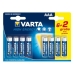 Batterij Varta LR6 AAA 1,5V High Energy (8 pcs)