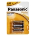 Baterii Alcaline Panasonic LR03 AAA (12 Unități)