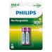 Pilhas Recarregáveis Philips R03B2A80/10 1,2 V