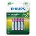 Aku Philips Ni-Mh R03 700 mAh 1.2 V