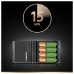 Lader + Oppladsbase Batterier DURACELL CEF27 2 x AA + 2 x AAA 1700 mAh 750 mAh (1 enheter)