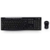 Tastatur mit Maus Logitech LGT-MK270-US Schwarz QWERTY Qwerty US