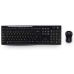 Tastatur og Mus Logitech LGT-MK270-US Svart QWERTY Qwerty US