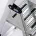 Opvouwbare ladder met 5 tredes Krause 729 Zilverkleurig Roestvrij staal Aluminium