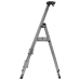 Opvouwbare ladder met 3 tredes Krause 126313 Zilverkleurig Aluminium