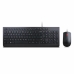 Клавиатура с мишка Lenovo 4X30L79915 Черен Испанска Qwerty