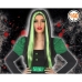 Perruque pour Halloween 118189 (60 cm) Blanc Noir Vert