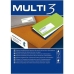 Printer labels MULTI 3 48,5 x 16,9 mm Hvid ret 100 Ark