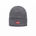 Chapéu Desportivo Levi's Batwing Embroidered Beanie Cinzento escuro Tamanho único