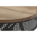 Stolić za dnevni boravak DKD Home Decor Smeđa Crna Metal Jela 120 x 58 x 42 cm