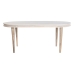 Eettafel DKD Home Decor Wit Gouden Blik Mangohout 180 x 90 x 76 cm