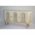 Mesa de Comedor DKD Home Decor Blanco Dorado Latón Madera de mango 180 x 90 x 76 cm