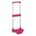 Trolley para Mochila Safta Acero y polipropileno Magenta 22 x 67.5 x 17 cm