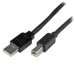 Кабел USB A към USB B Startech USB2HAB65AC          Черен