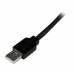 Cable USB A a USB B Startech USB2HAB65AC          Negro