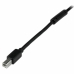 Cable USB A a USB B Startech USB2HAB65AC          Negro