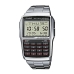 Laikrodis vyrams Casio DATABANK CALCULATOR STEEL Juoda Sidabras