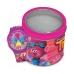 Horloge Kinderen Cartoon TROLLS - TIN BOX (Ø 33 mm)