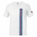 Pánské tričko s krátkým rukávem Sparco Martini Racing Bílý