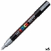 Markeerstift POSCA PC-3M Zilverkleurig (6 Stuks)