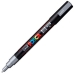 Marker POSCA PC-3M Silver (6 Units)