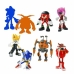 Sett med figurer Sonic 8 enheter 6,5 cm