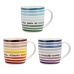 Caneca Quid 4u Multicolor Cerâmica 330 ml (12 Unidades) (Pack 12x)