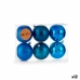 Set di palline di Natale Azzurro Plastica 7 x 8 x 7 cm (12 Unità)