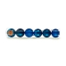 Set kerstballen Blauw Plastic 8 x 9 x 8 cm (12 Stuks)