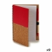 Spiraalnotitieblok met Pen Hout 12,5 x 18 cm (12 Stuks)