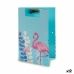 Folder A4 Rosa flamingo Klämma (12 antal)