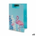 Map A4 Roze flamingo Klemt (12 Stuks)