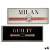 Cadre GUILTY MILAN Contre-plaqué 2 x 46 x 121 cm (4 Unités)