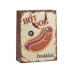 Torebka papierowa Hotdog & Coffee 8,5 x 24 x 18 cm (12 Sztuk)