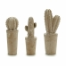 Figurină decorativă de grădină Cactus Piatră 13 x 38 x 13 cm (3 Unități)