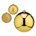 Conjunto de bolas de Natal Dourado Plástico Ø 15 cm (4 Unidades)