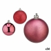 Set de Bolas de Navidad Rosa Plástico Ø 7 cm (36 Unidades)