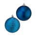 Conjunto de bolas de Natal Azul Plástico Ø 8 cm (6 Unidades)