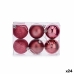 Set kerstballen Roze PVC Ø 8 cm (24 Stuks)