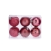 Set kerstballen Roze PVC Ø 8 cm (24 Stuks)