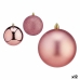 Set kerstballen Roze Plastic 10 x 11 x 10 cm (12 Stuks)